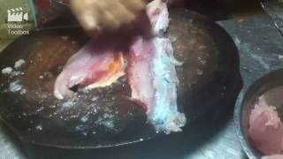 khmer food ,cambodia fish food (ប្រហិតចៀនសាច់ត្រី)-meaning full of life