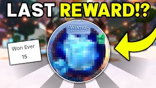 LAST SECRET REWARD!? | Winter Spotlight Roblox