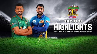 Bangladesh vs Sri Lanka Highlights || 3rd ODI || Sri Lanka tour of Bangladesh 2024