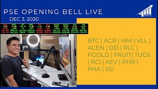 PSE OPENING BELL LIVE | DEC 3 2020