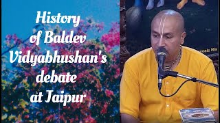 HG Gauranga Prabhu Lecture on History of Baldev Vidyabhushan's debate at Jaipur.