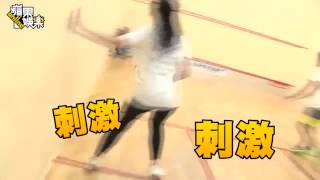 張睿家第一次玩壁球就上手　順便澄清「沒小孩」--蘋果日報 20141105