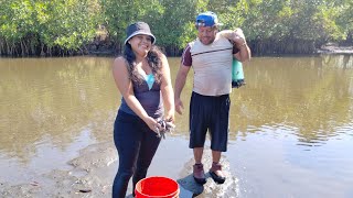 UNA PESCA LLEVANDOLOS POR UN RECORRIDO DE ESTE BELLO LUGAR  🐠🐠🙏😍😍🇸🇻🐟♥️