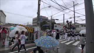 平26.8.2(土)御園町・地車曳行＠貴布禰神社夏季大祭（兵庫県尼崎市）