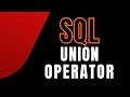 UNION Operator in SQL | Oracle SQL fundamentals