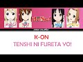 🎵K-ON - TENSHI NI FURETA YO! (天使にふれたよ！) LYRICS  [Kan/Rom/Eng]