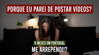 O motivo do meu sumiço em PORTUGAL 🇵🇹