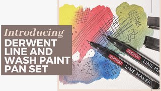 Derwent Line and Wash Paint Pan Set