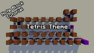 Tetris Theme - Minecraft Note Block Tutorial