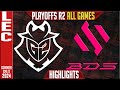 G2 vs BDS Highlights ALL GAMES | LEC Playoffs Upper Round 2 Summer 2024 | G2 Esports vs Team BDS