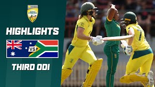Australia v South Africa 2023-24 | Third ODI