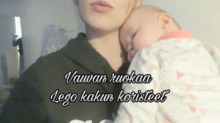 Vlogmas päivä 17 / ite tehty vauvanruoka / kakkupohja