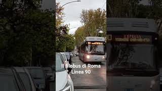 il #filobus di #roma, Linea 90. #trolleybus