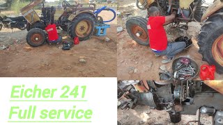 Eicher 241 full service video #trending #farming #service 🔥🔥🔥🔥🚜🚜