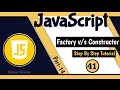 Constructor v/s  Factory Function  - Part- 14 || JavaScript tutorial for Beginners || Tutorial - 41