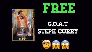 HOW TO GET GOAT GALAXY OPAL STEPH CURRY FOR FREE EASILY! NBA 2K20 MYTEAM!