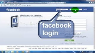 Facebook Login - Sign in, Sign up \u0026 Log in - How to log into facebook facebook