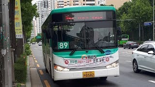 [190902] 하남 경기상운 89번 오금역2번출구~상일초교 주행