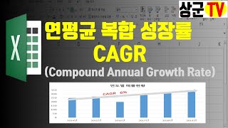 연평균성장률CAGR feat.RATE함수