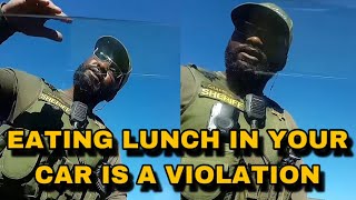 Eating Lunch In Your Car Is An Infraction