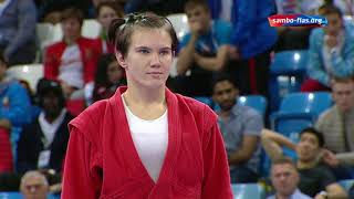 Sambo ZHYLINSKAYA (BLR) - MOKHNATKINA (RUS) World Champioships 2017