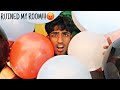 ULTIMATE BALLOON PRANK ON BROTHER!!! FUNNY PRANK!!!