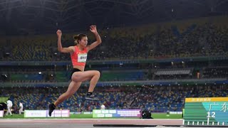 Full Match：田径女子三级跳远决赛 | Women's Triple Jump Final | 2021 Chinese National Games 全运会 | 陸上女子三段跳決勝