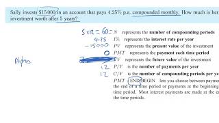 Financial Math - Using the TI 84 Finance App