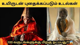 உயிருடன் புதைக்கப்படும் மனிதர்கள்😱 அதிர்ச்சியூட்டும்  புத்த மம்மிகள்🤯 #minifactstamil