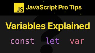 What's the Difference Between var, let and const? | JavaScript Pro Tips #2