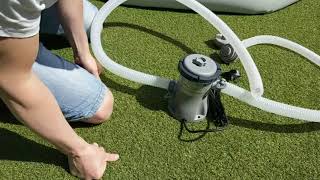 (How to) Install Water Filter to BESTWAY Fast Set Pool - 2024 Tips \u0026 Advice