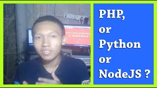 Should you use PHP or Python or NodeJS ?