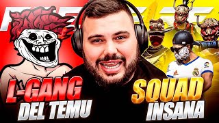 RETO A L-GANG DEL TEMU  1 VS 4 SQUAD 👹 Y NO CREERAS LO QUE PASO !! 😱* SUPERA EL NIVEL DEL REAL ?? 👀🤔