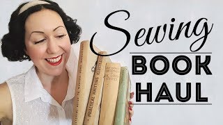 Sewing Book Haul! Vintage books on sewing and fashion from the Lifeline Bookfest 2019