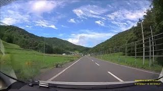 車載動画　国道281号　岩手県久慈市山形町～岩手郡葛巻町　ND-DVR10　睡眠用BGM