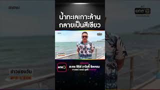 ฮือฮา! น้ำทะเลเกาะล้านกลายเป็นสีเขียว | สำนักข่าววันนิวส์