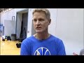 Steve Kerr On Mike Brown Replacing Him As Warriors Head Coach For Now. HoopJab NBA