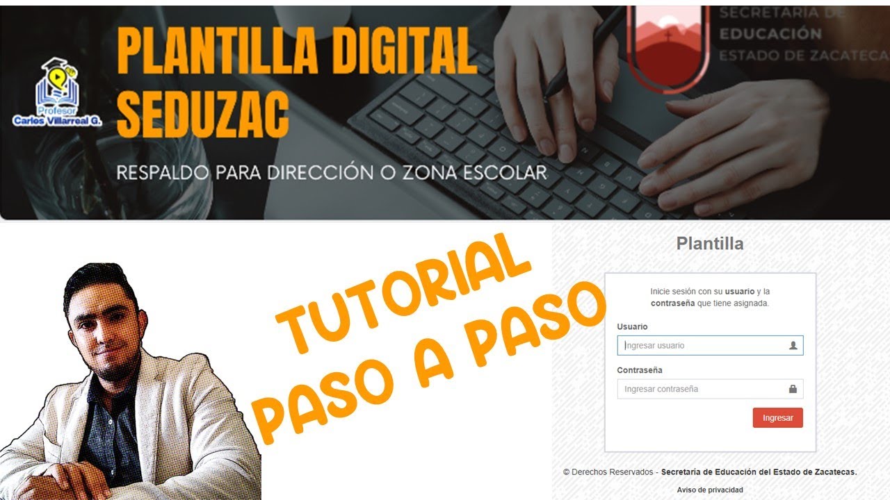 Tutorial Para El Uso De Plantilla Digital De SEDUZAC Y Material De ...