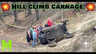 Missouri Mudders Show Me Showdown Hill Climb Race - carnage on the course