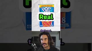 Real vs Fake - Poptart Flavors #shorts