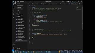 PHP RECURSIVE AND VARIABLE FUNCTIONS