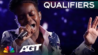D'Corey Johnson sings a SENSATIONAL cover of "Wishing on a Star" | Qualifiers | AGT 2023