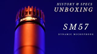 Shure SM57 Microphone UNBOXING - History, Specs, \u0026 Uses