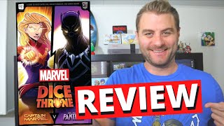 Marvel Dice Throne Captain Marvel VS Black Panther Review