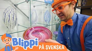 Blippi Svenska | Blippi besöker ett glasbruk | pedagogiska videor för barn