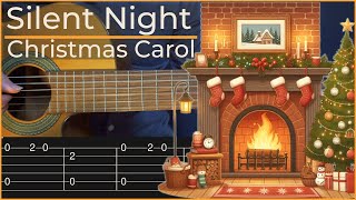 Silent Night - Christmas Carol (Simple Guitar Tab)