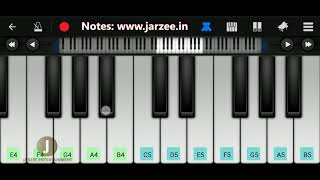 Filhall Piano Tutorial | Ft. Akshay Kumar, B Praak, Jaani | Easy Mobile Piano Tutorial