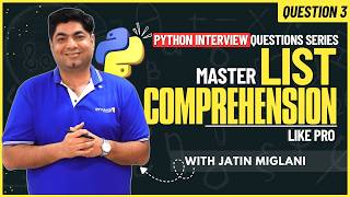 List Comprehension in Python | Python Interview Questions | How To Crack Python Interview #trending