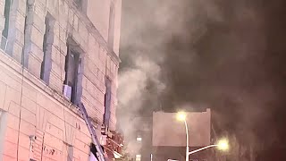 FDNY BOX 1775 ~ FDNY BATTLING 3RD ALARM FIRE IN MIXED OCCUPANCY ON ST. NICHOLAS AVENUE, MANHATTAN NY