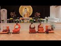 evening blessing program lankarama buddhist temple